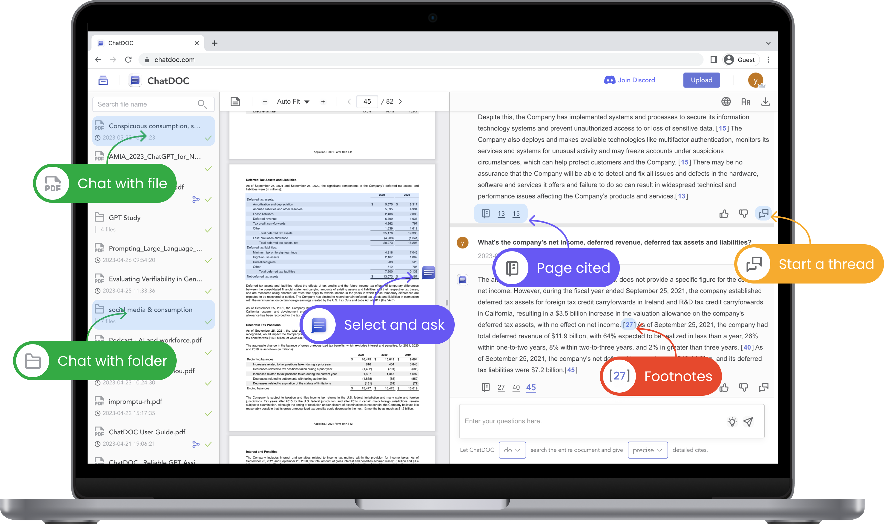 ChatDOC - Chat with your documents